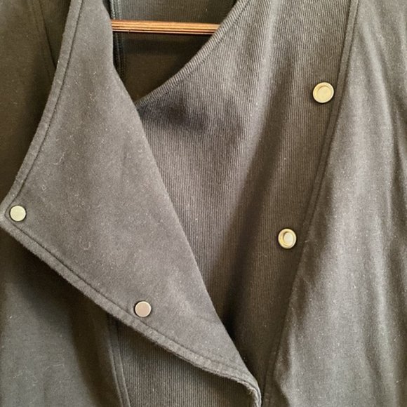 Eileen Fisher Petite Angle Button Sweater - Size PL - Picture 6 of 10